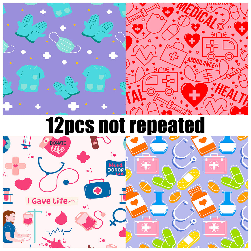 6 inch Nurses' Day Scrapbook Paper Pad PA806