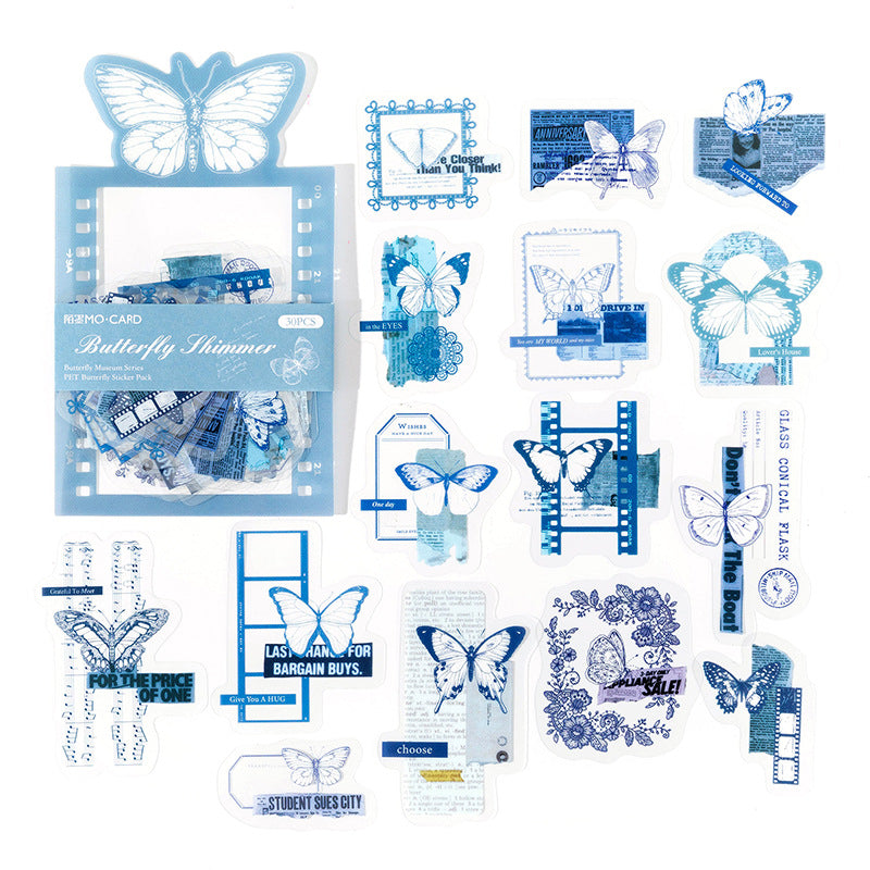 Hudbo PET Butterfly Stickers BTF09