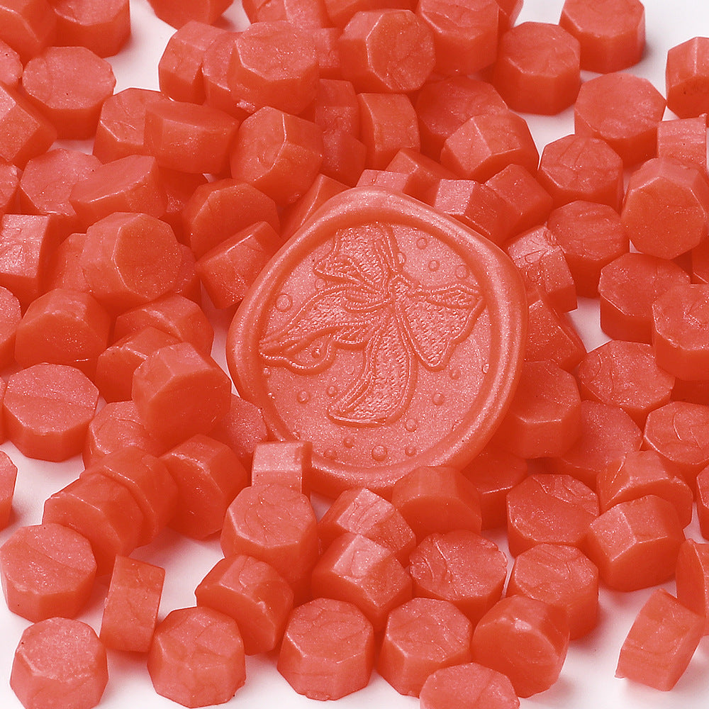 100 PCS Octagon Wax Seal Beads H49