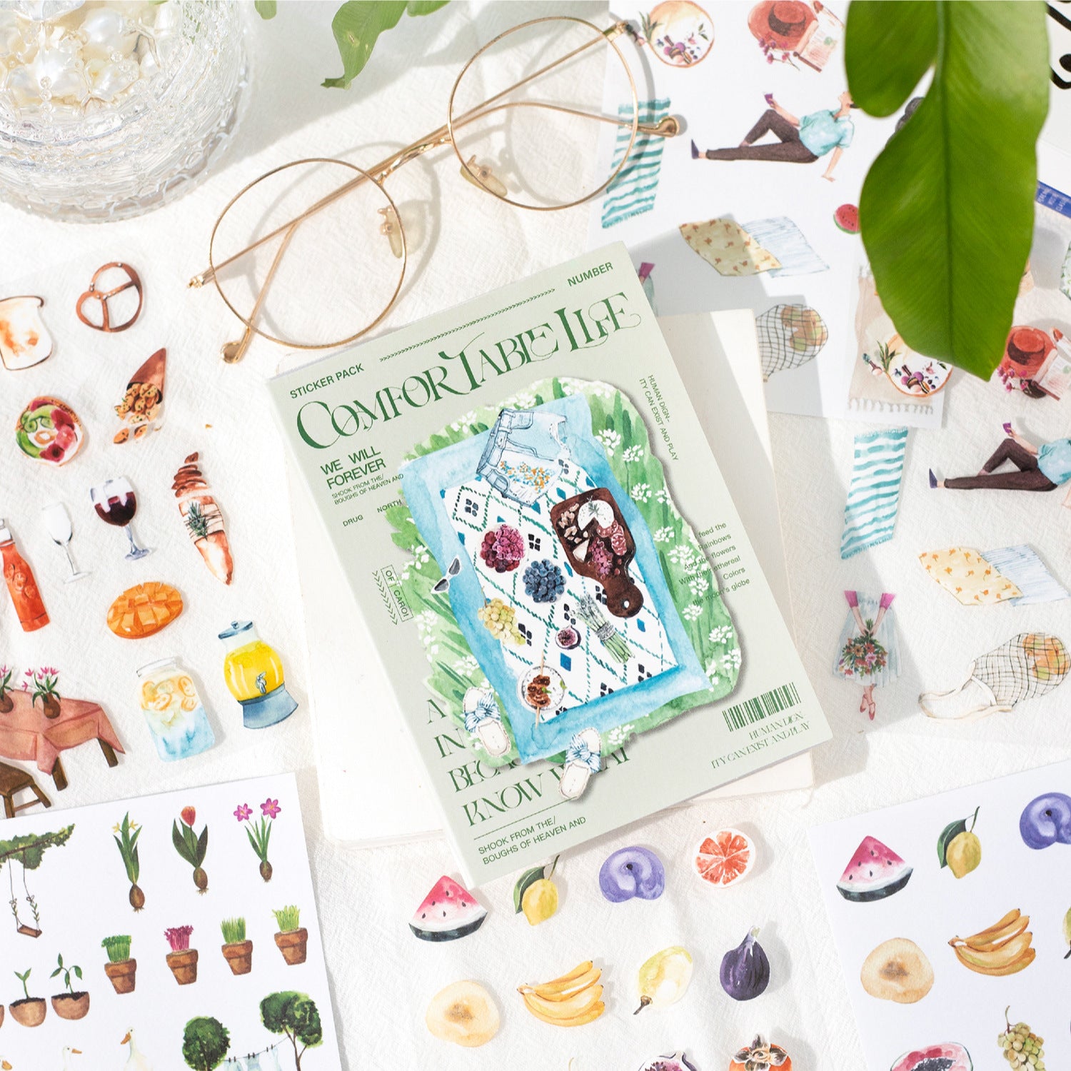 10 Sheets Lifestyle Planner PET Stickers QYSH