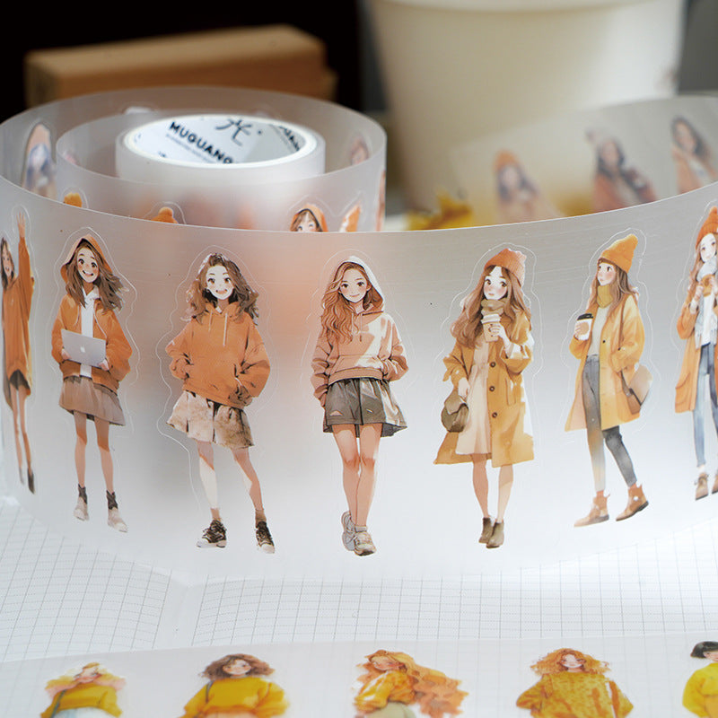 1 Roll Fashion PET Tape Stickers SNXN