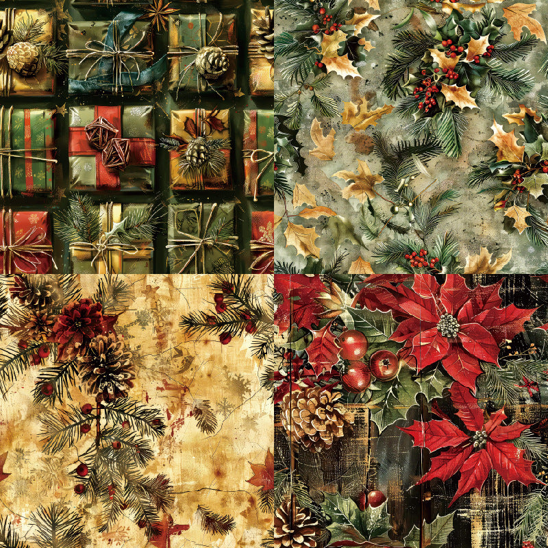 6 inch Christmas Scrapbook Paper Pad SKP550