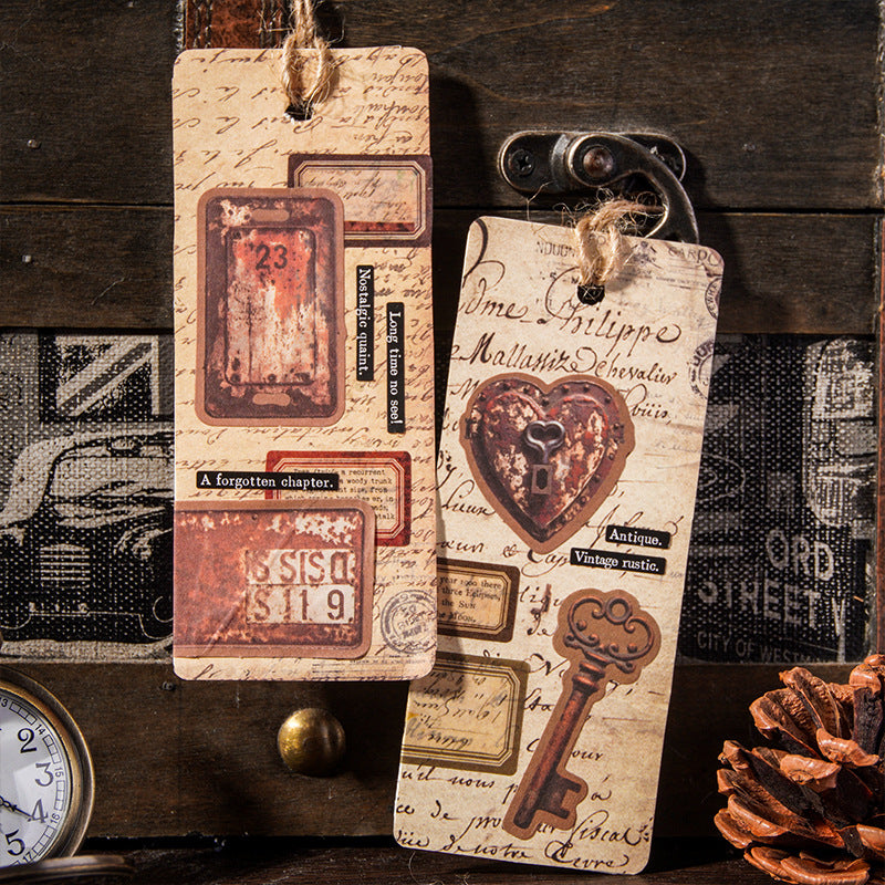 16 Pcs Vintage Object Stickers JSQM