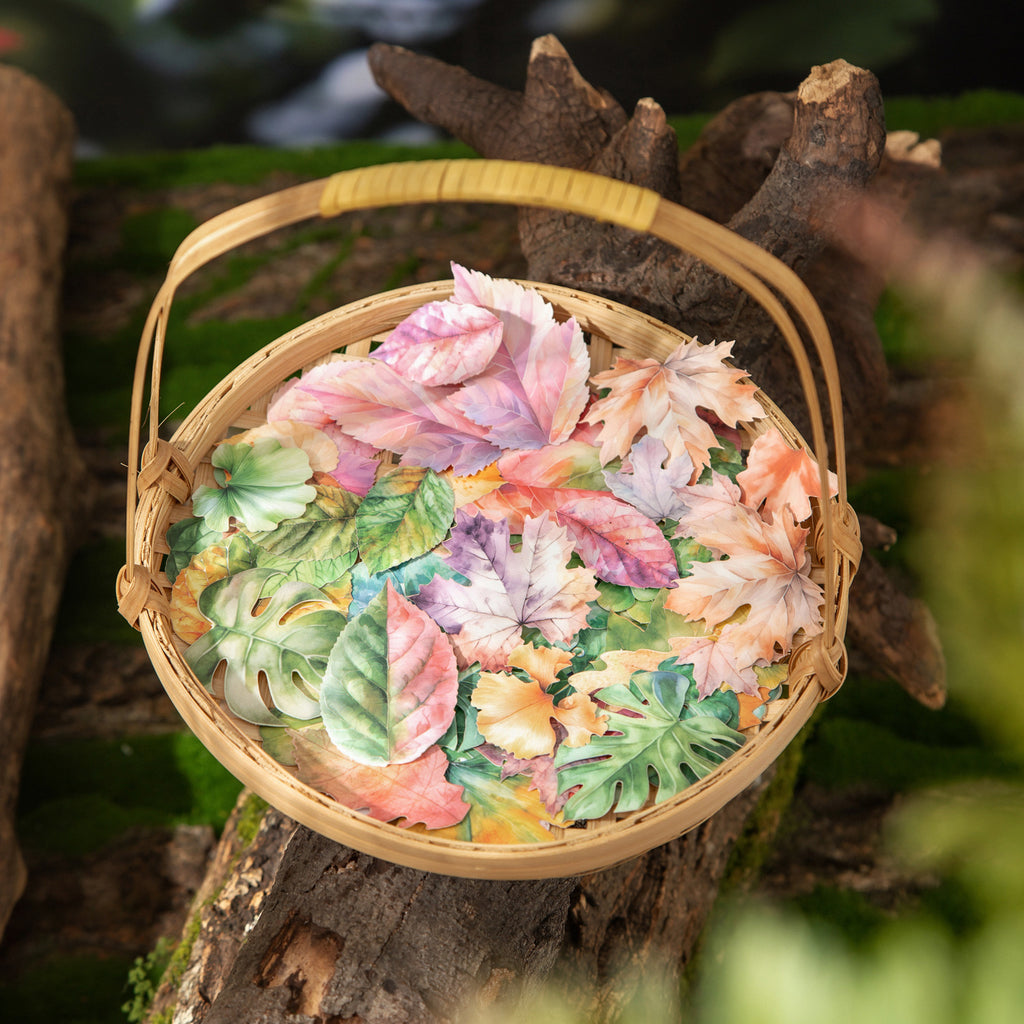 45 Pcs Leaf PET Stickers YPSY