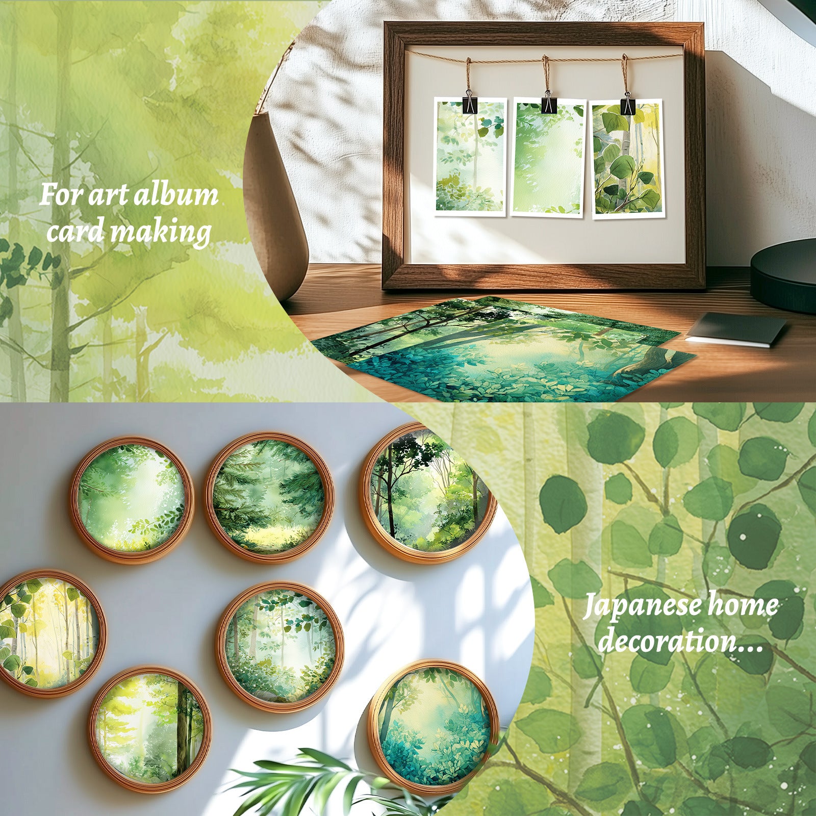 6 inch Forest Scrapbook Paper Pad PA830