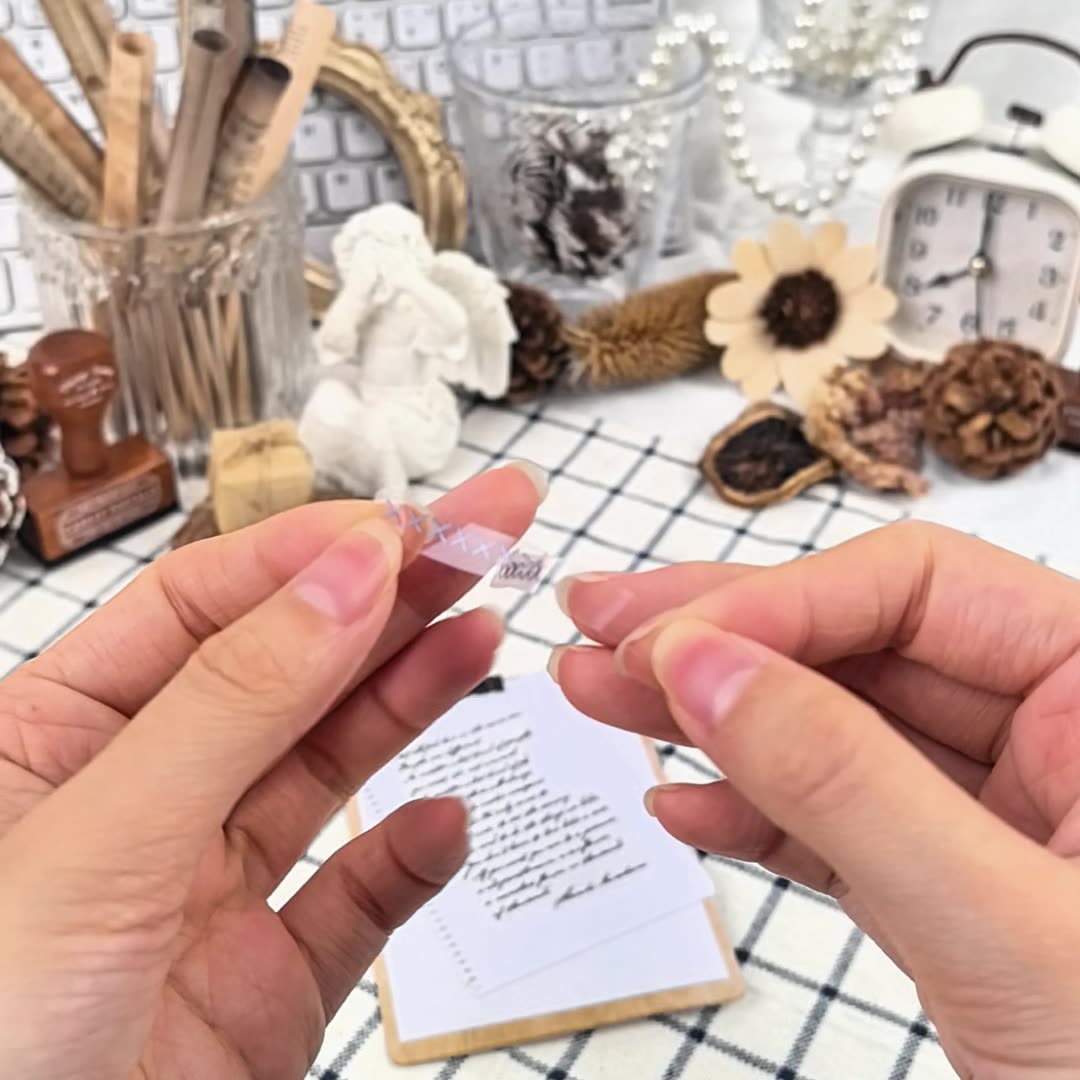 20 Pcs Sewing Patterns PET Stickers XXXL