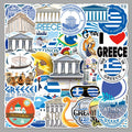 50Pcs Greece Travel Vinyl Stickers TRV14