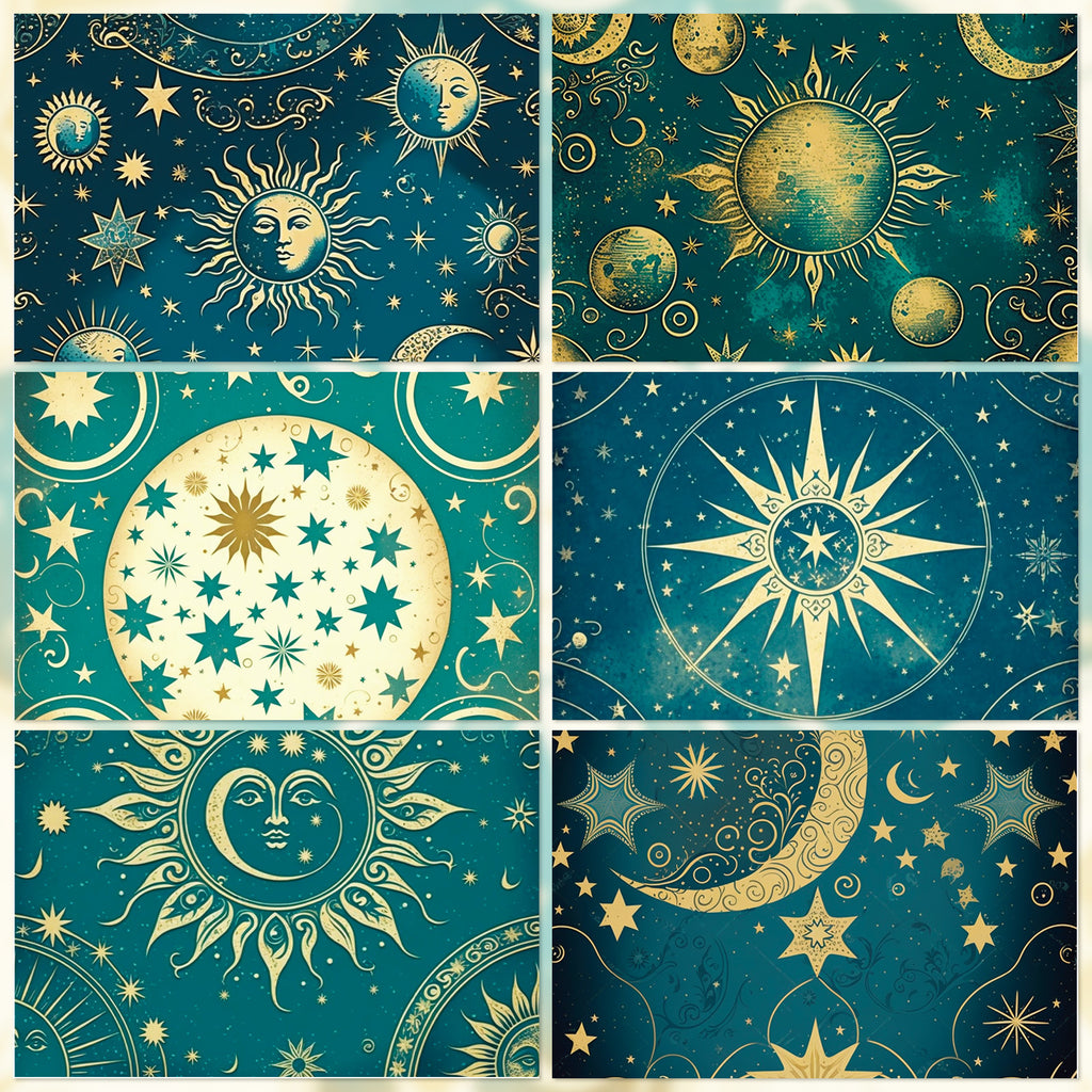 6 inch Tarot Starry Sky Scrapbook Paper Pad PA310