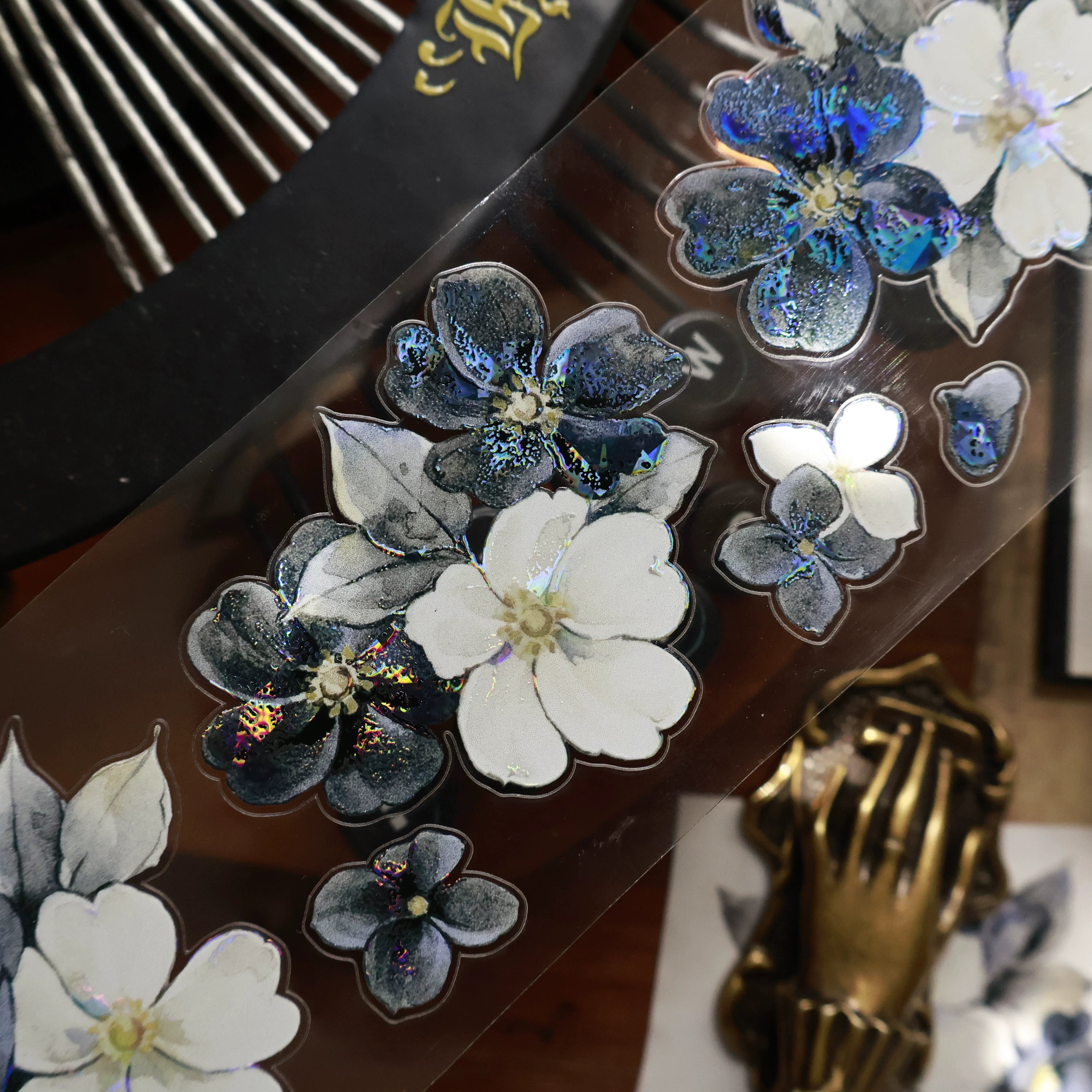Floral Decorative Tape Rolls- Monochrome Monologue