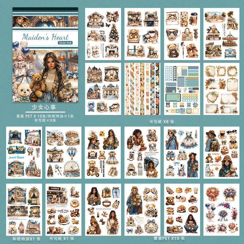 A5 Mixed Material Sticker Book TZH127