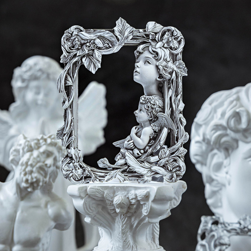 20 Pcs Sliver Frame Paper YSGY