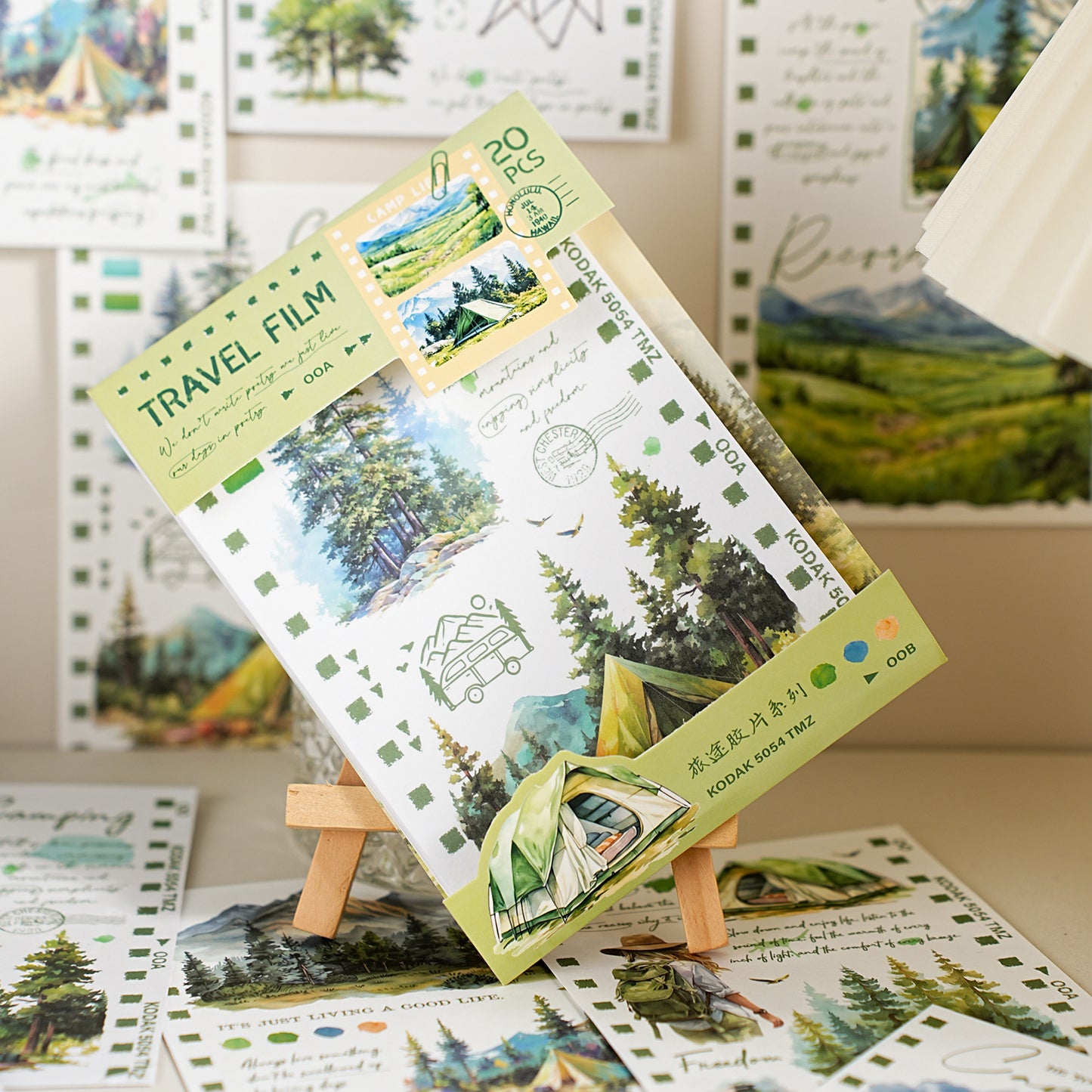 20 Sheets Landscape Stickers LTJP