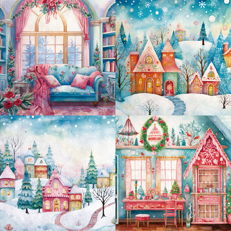 6 inch Fairy House Scrapbook Paper Pad SKP443