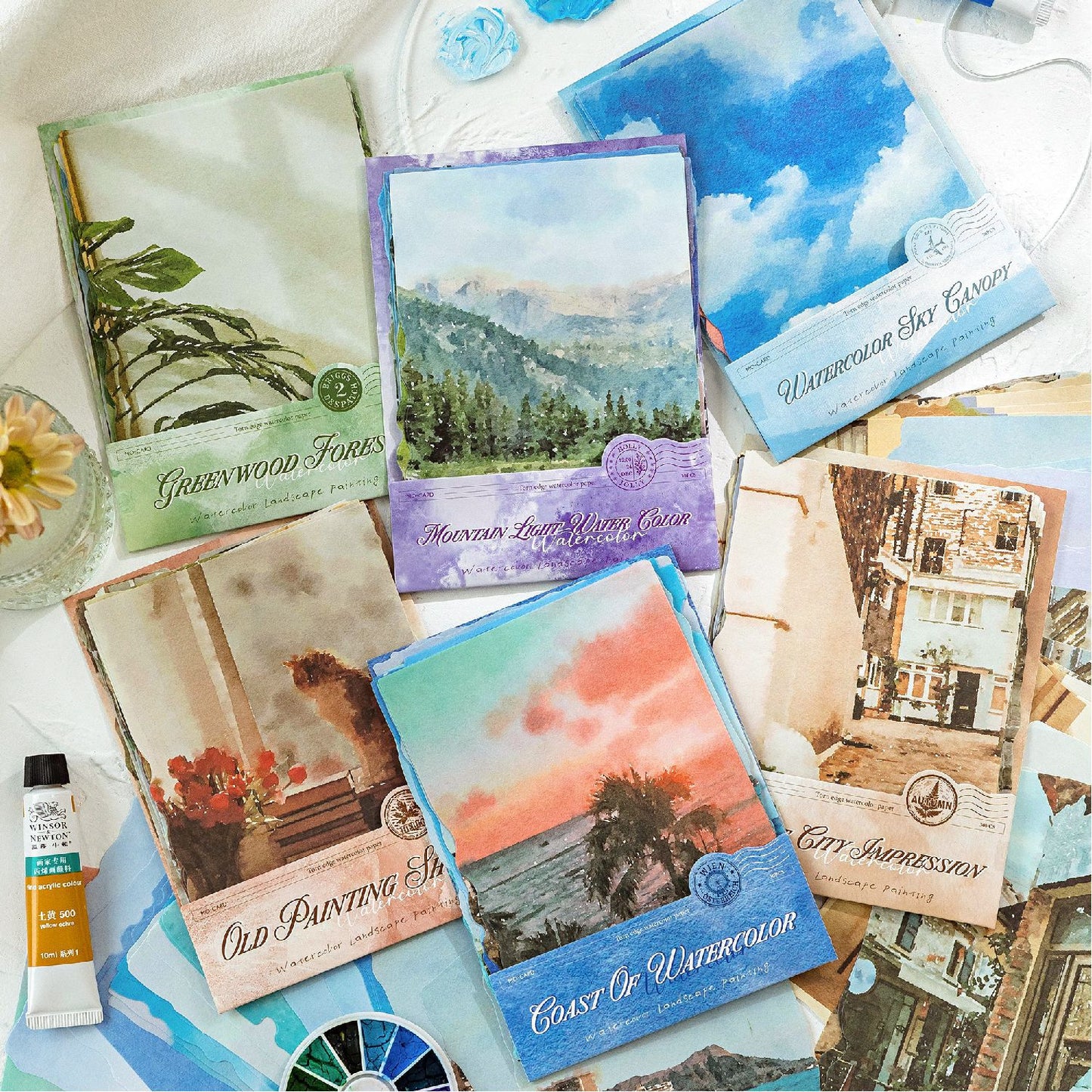30 Pcs Landscape Journal Paper LGJFJ