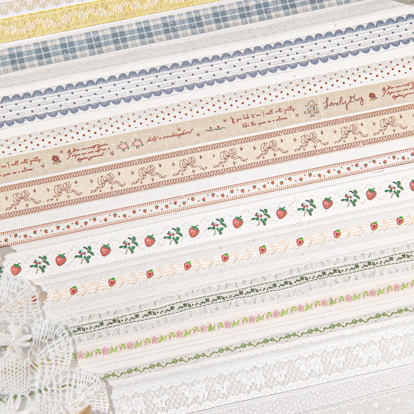 3 Roll Lace Theme PET Tapes Kit SZLS