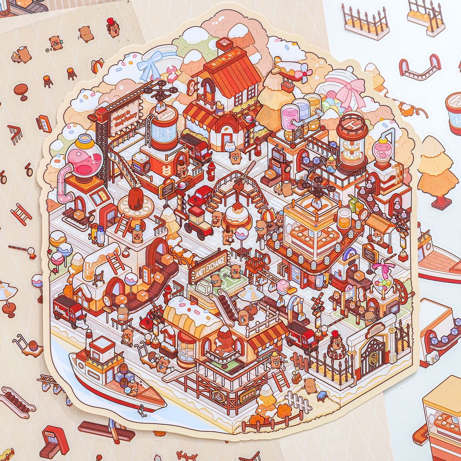 3D Scene DIY Stickers Kit KPBL