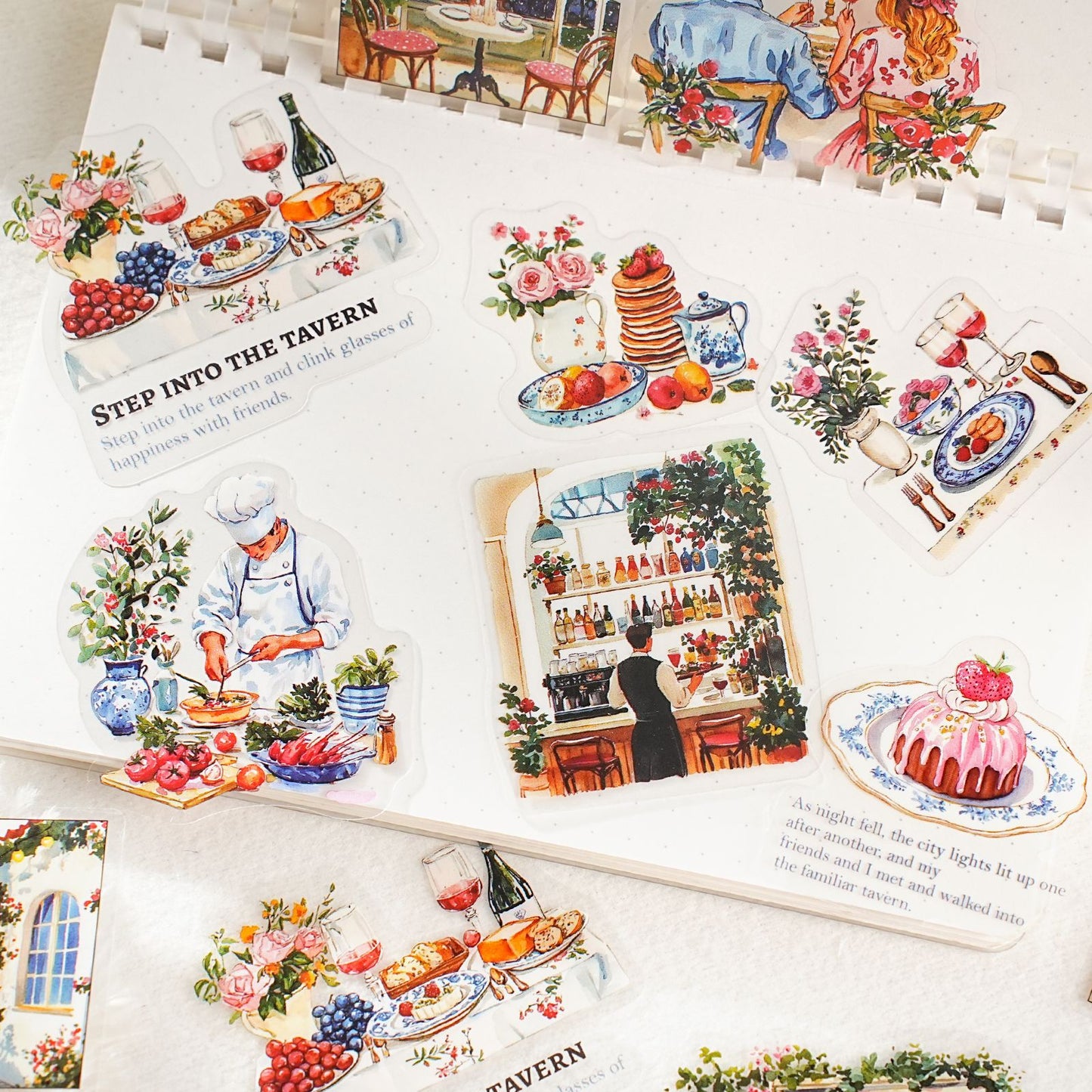 30 Pcs Party Themed PET Stickers XJYX