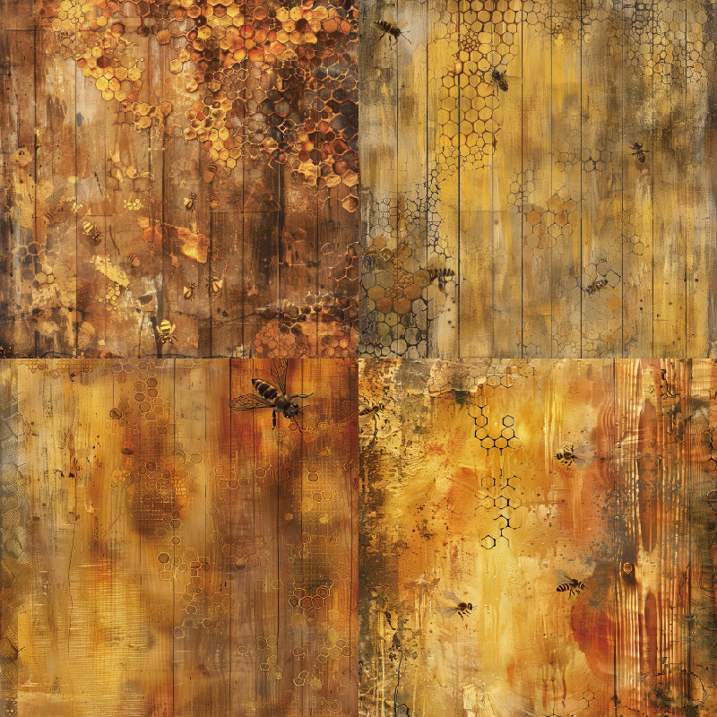 6 inch Honeyed Scrapbook Paper Pad SKP040