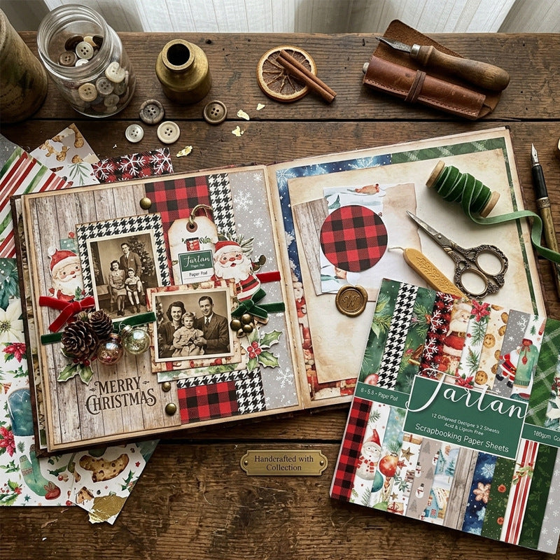 6 inch Christmas Scrapbook Paper Pad SKP618