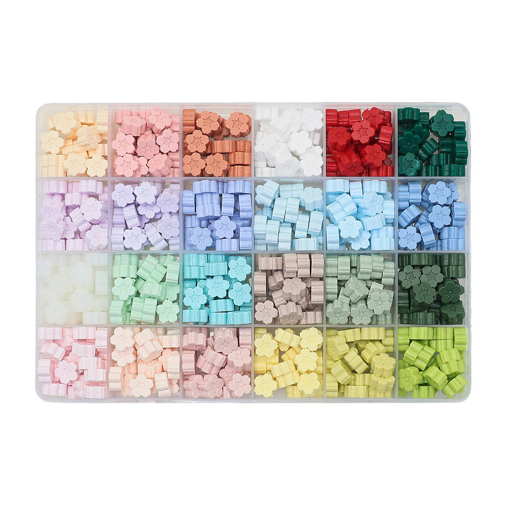 Spring Symphony: 24-Color Professional Wax Seal Beads Set
