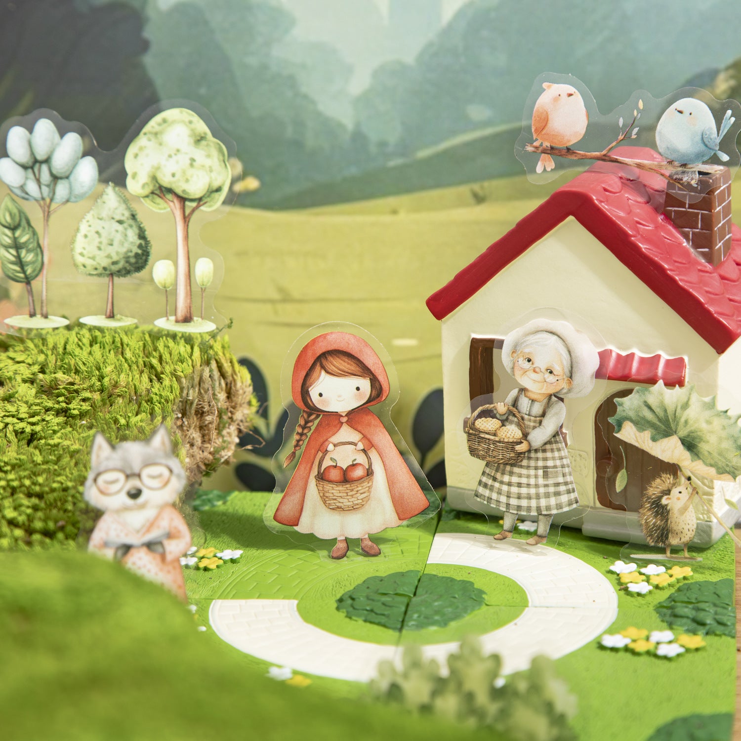 15 Pcs Fairy Story PET Stickers XHMGS