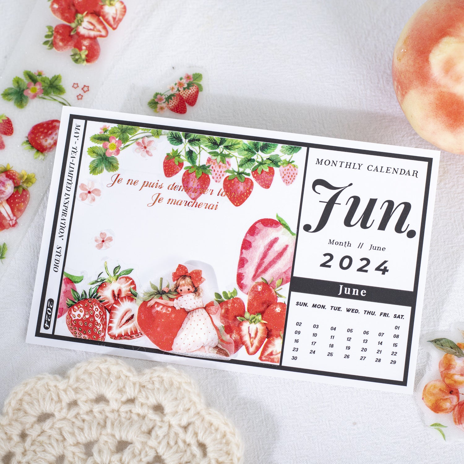 1 Roll Fruit PET Stickers Tape TTGWJ