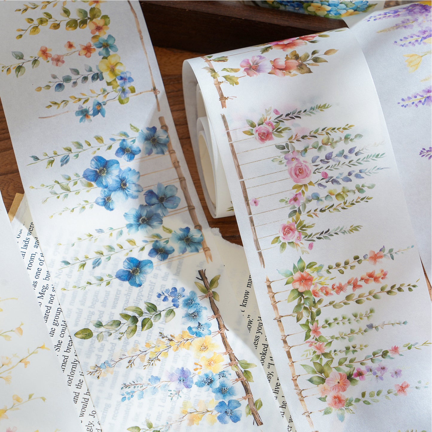 1 Roll Flower Vine Washi Tape YDHY