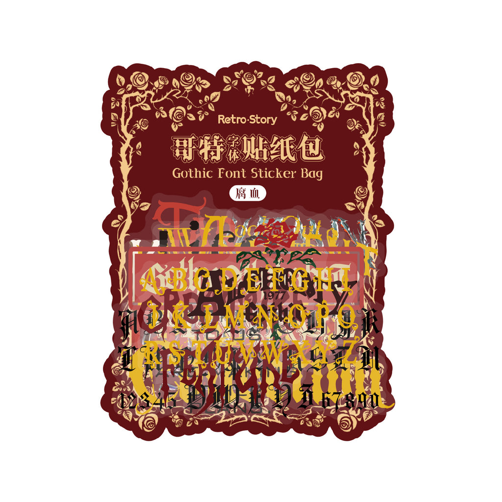 30 Pcs Transparent PET Word Stickers GTZM