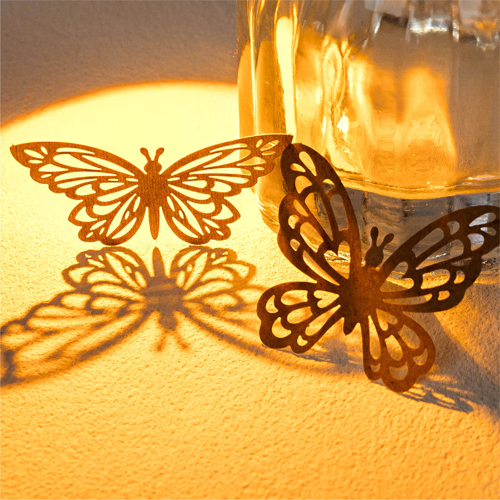 30 Pcs Hollow Cutout Paper Butterfly HDSWJ