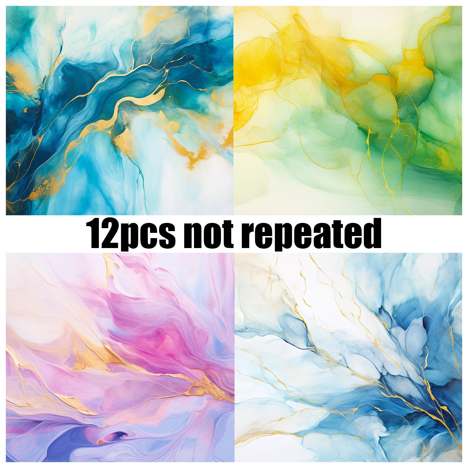 6 inch Gilding Scrapbook Paper Pad PA727