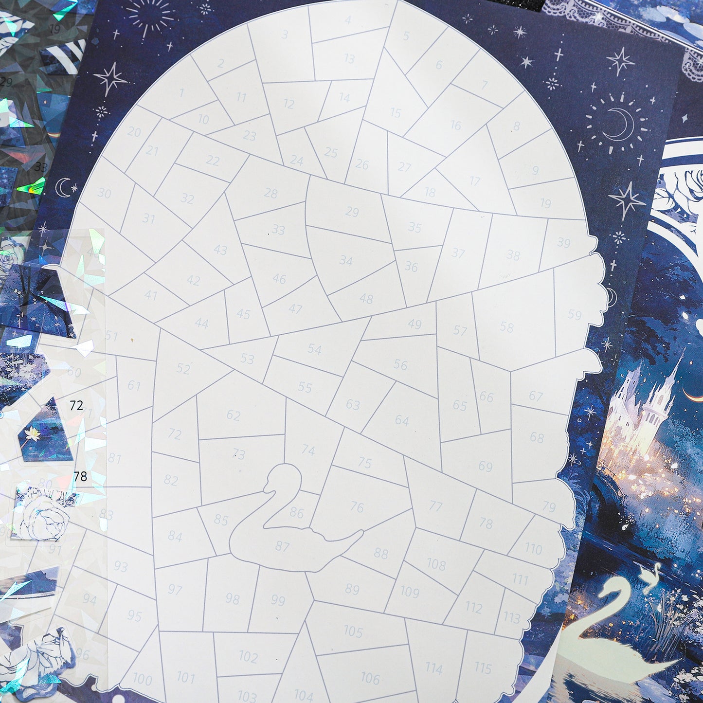 Fantasy Puzzle DIY Stickers XKMY