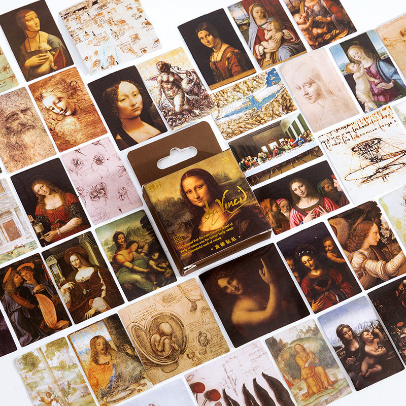 45 Pcs Masterpiece Aesthetic Stickers