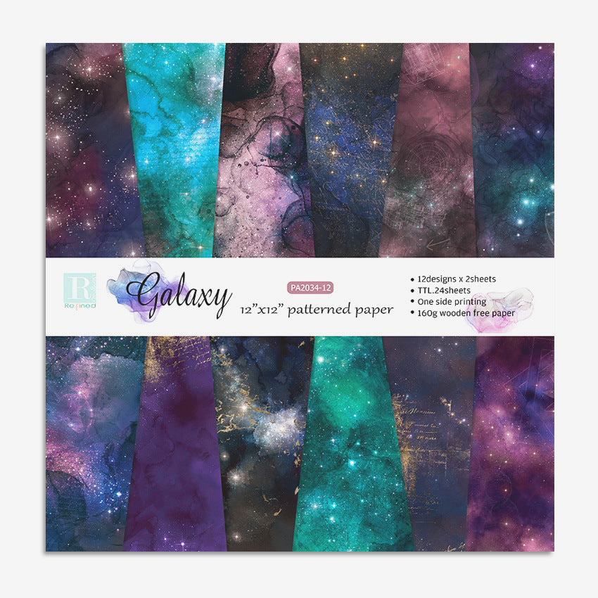 12 Inch Scrapbook Paper Pad for Craft PA034