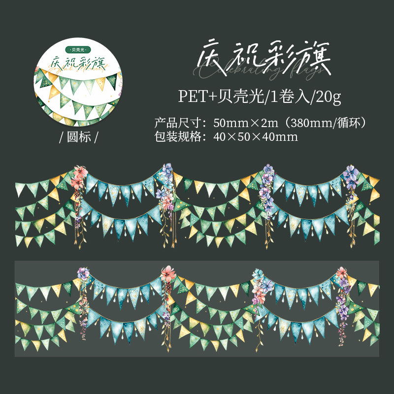 1 Roll Decoration Theme PET Tape XYSK