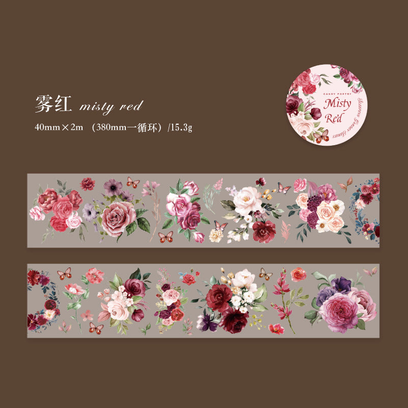 1 Roll Flowers PET Tape CSHY