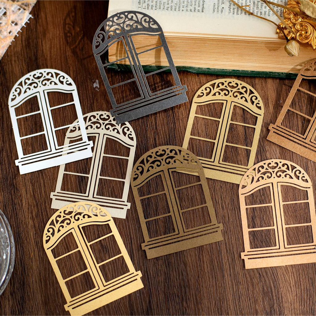 10 Pcs Window Cutout Paper CYJNKS