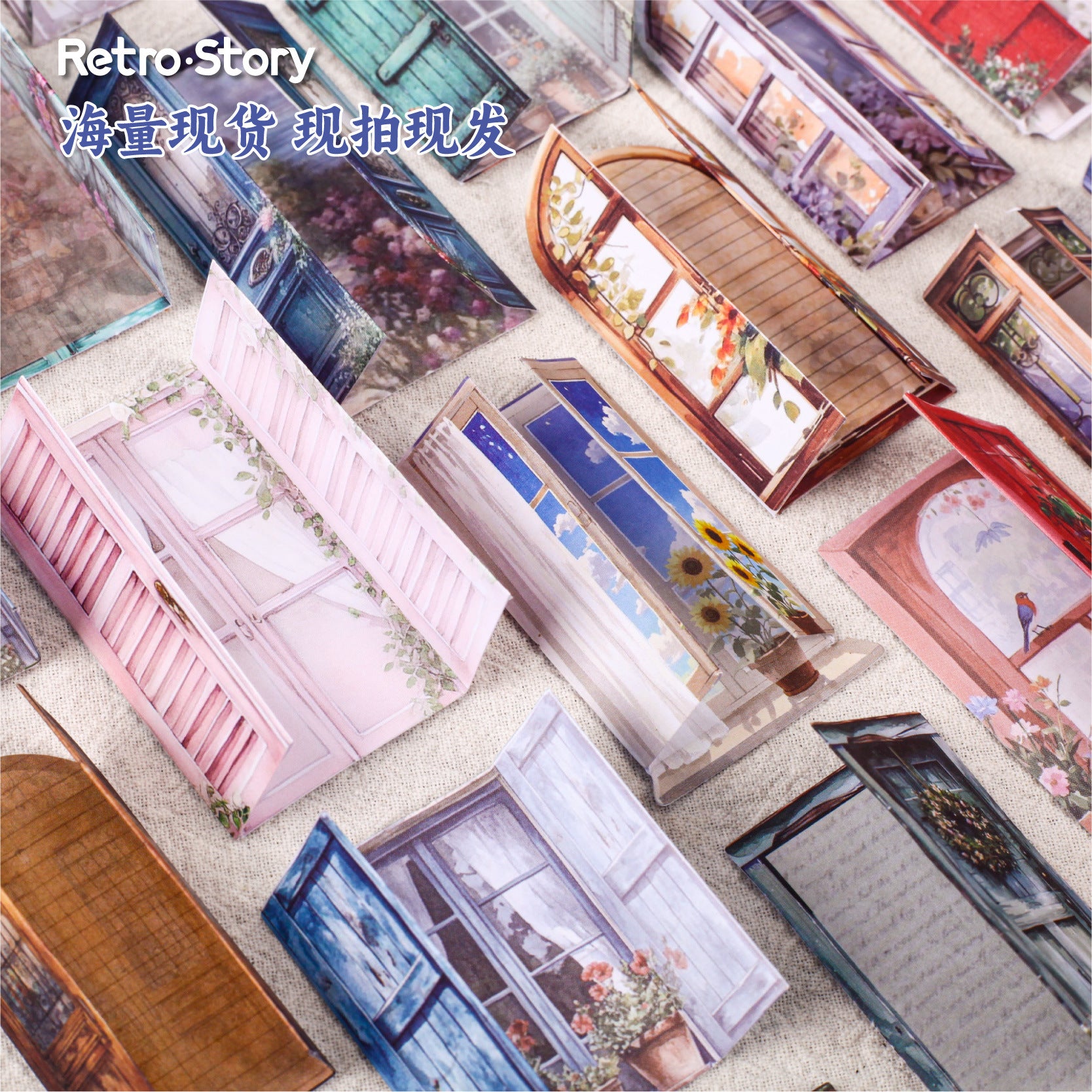 10 Pcs DIY Windows Stickers SGZC
