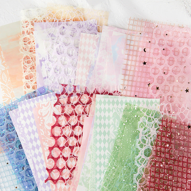 15 Pcs Textured Paper MHQM
