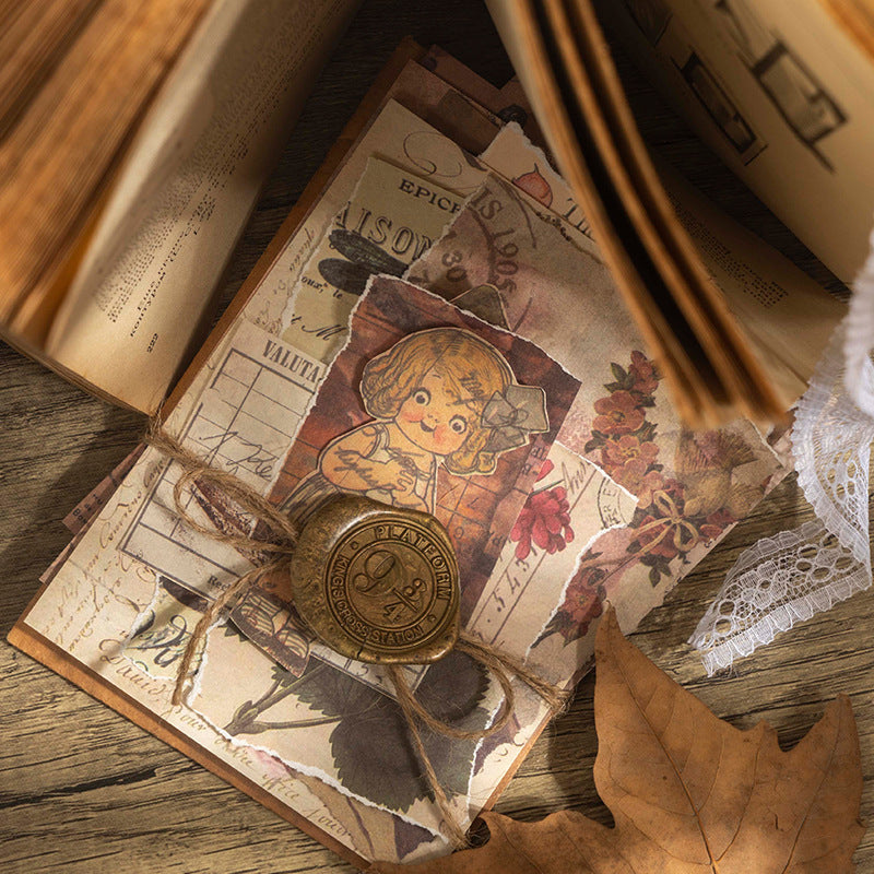 30 Pcs Vintage Junk Journal Paper XRWS