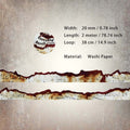 1 Roll Vintage Rusty Theme Washi Tape