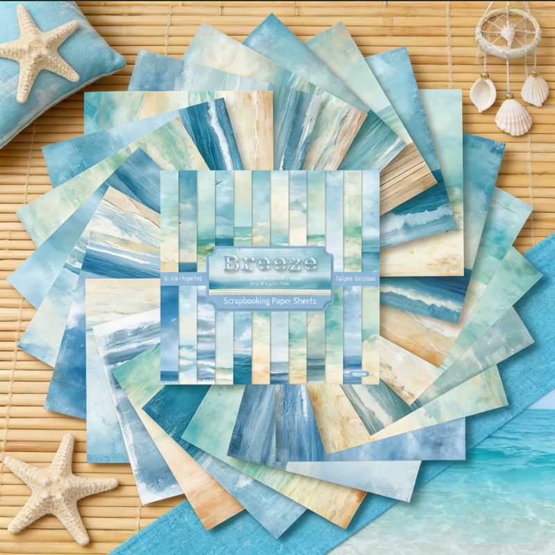 6 inch Sky Beach Scrapbook Paper Pad SKP546