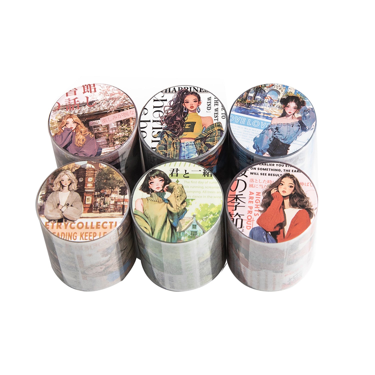 1 Roll Seasonal Girl PET Tape MBJT