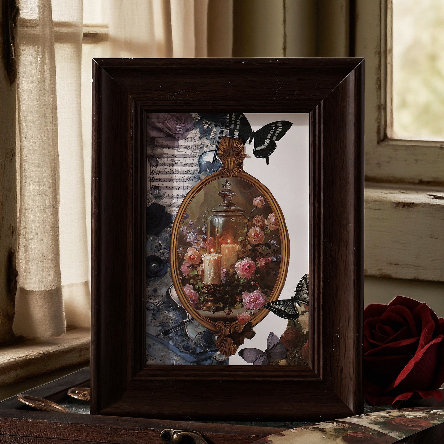 1 Roll Gothic Buttterfly Washi Tape HDJS