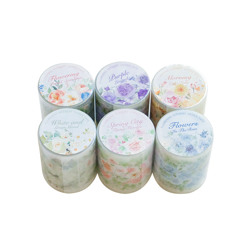 1 Roll Flowers PET Tape HKCJ