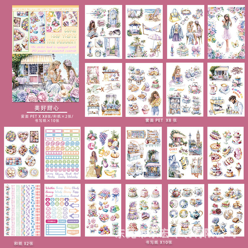 A5 Mixed Material Sticker Book TZH154