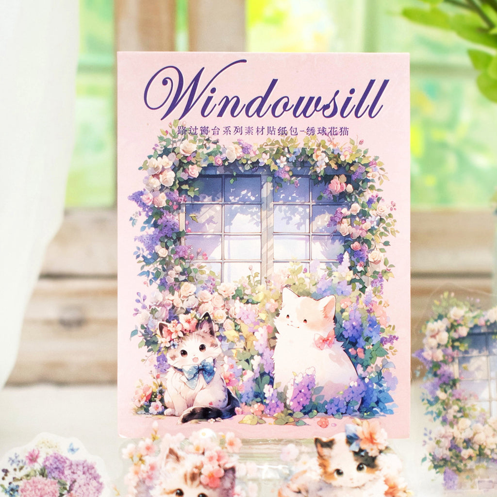 30 Pcs Window Themed PET Stickers LGCT