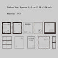 20 Pcs Photography Flim PET Stickers YJSC