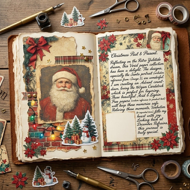 6 inch Christmas Scrapbook Paper Pad SKP1044