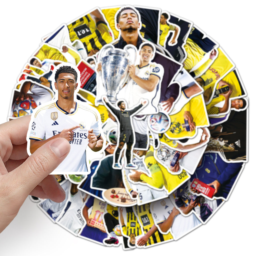 50Pcs Football Theme Waterproof Vinyl Stickers STY11