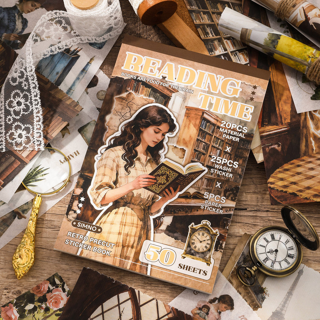 A5 Mixed Material Sticker Book YDSG
